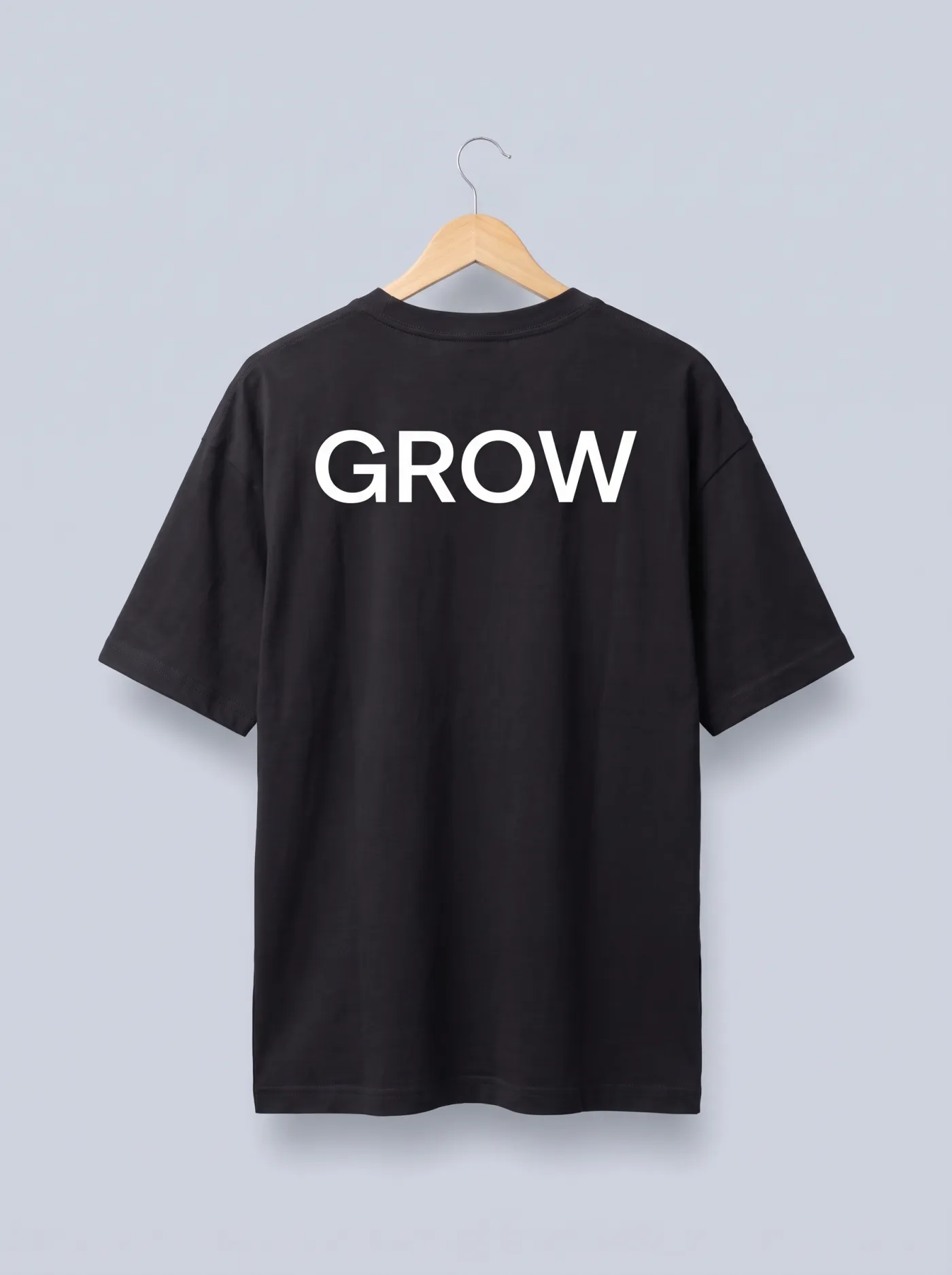 Camiseta GROW Oversize, vista de espalda