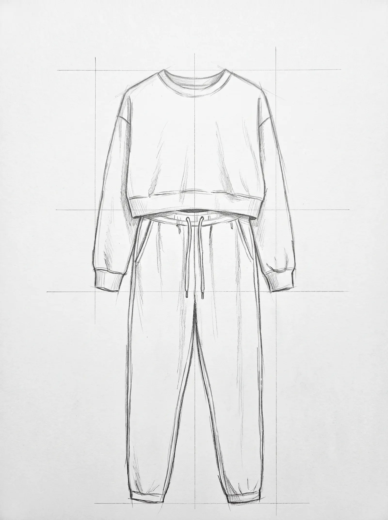 Boceto a lápiz de Conjunto Entreno